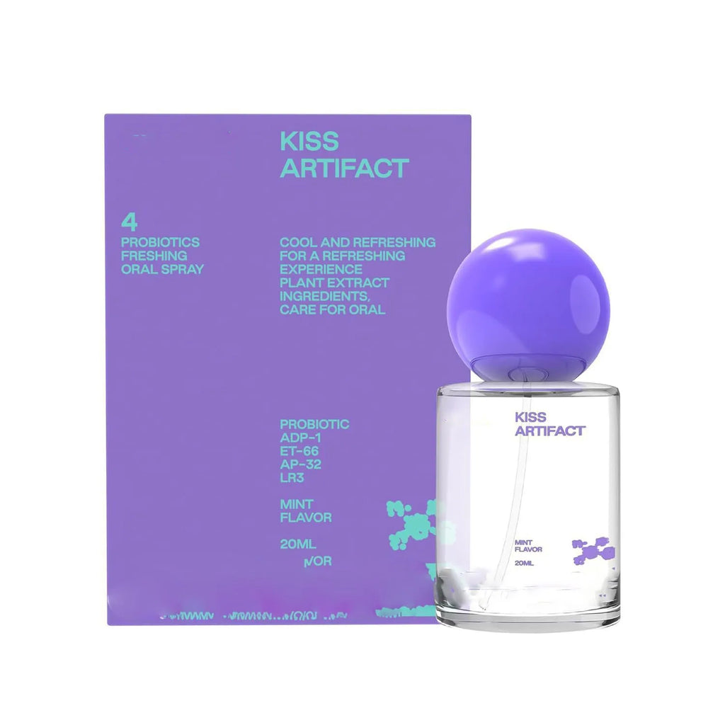 20ml bottle of long-acting probiotics oral hydrating spray with atomiser.