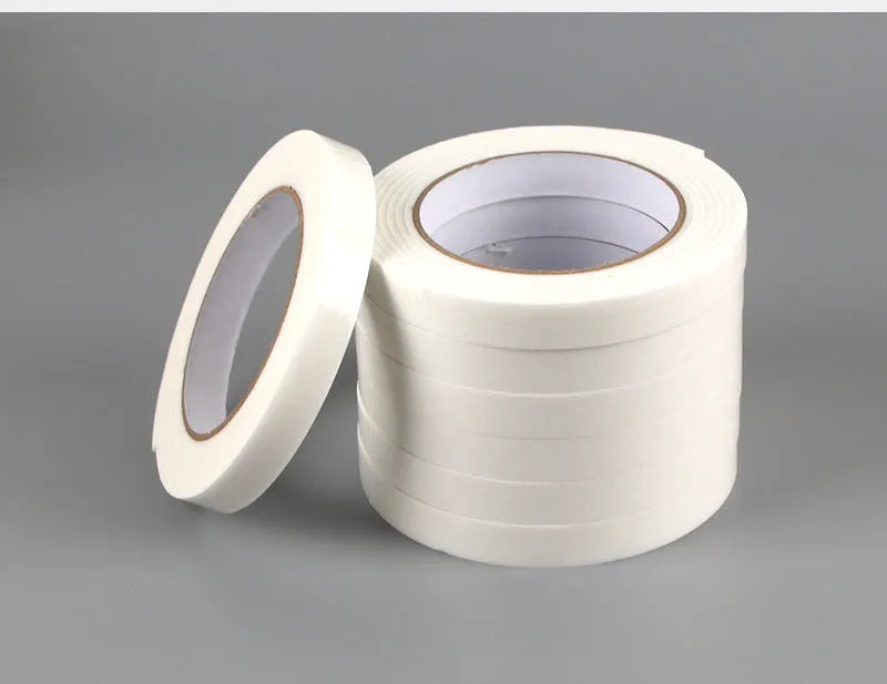 Foam double-sided adhesive tape 3mm thick with BOPP base, shown in 15mm, 18mm and 30mm width options