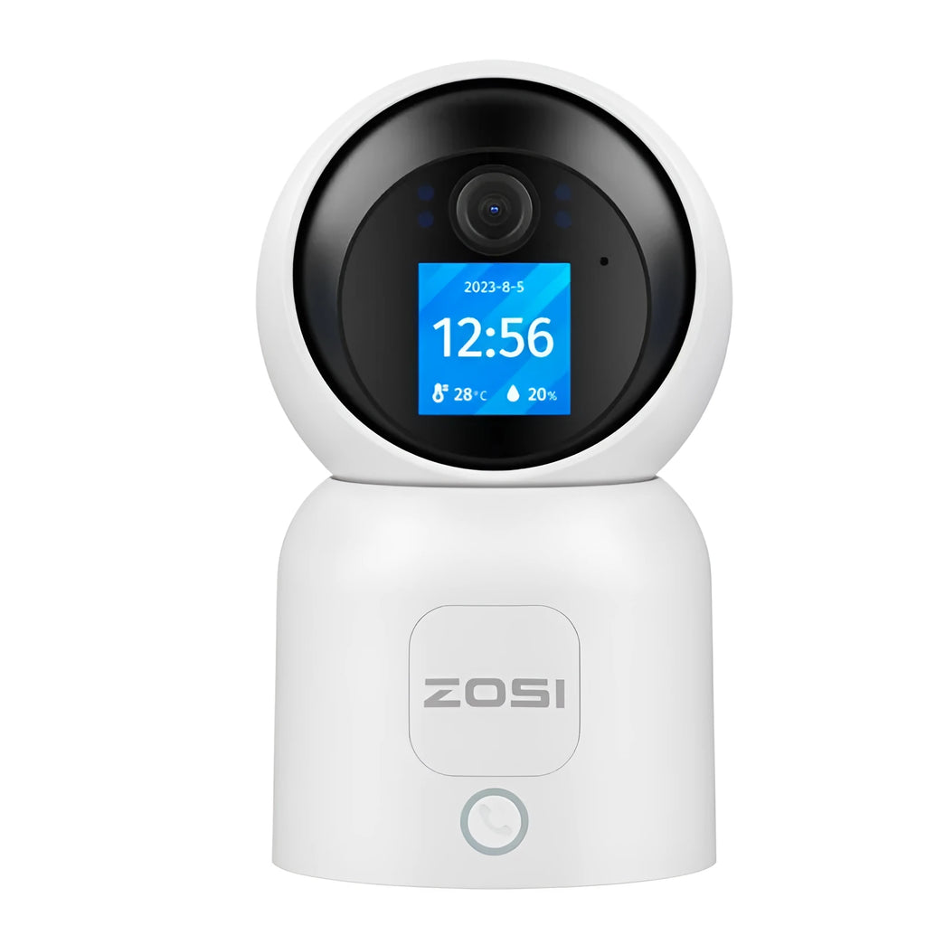 Zhou Shi wireless indoor security camera with screen and AI detection features