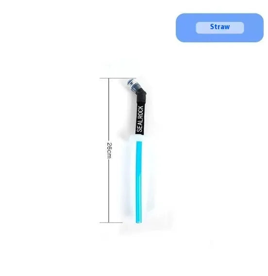 Plastic portable drinking straw for mountain climbing and biking with off-road rough styling