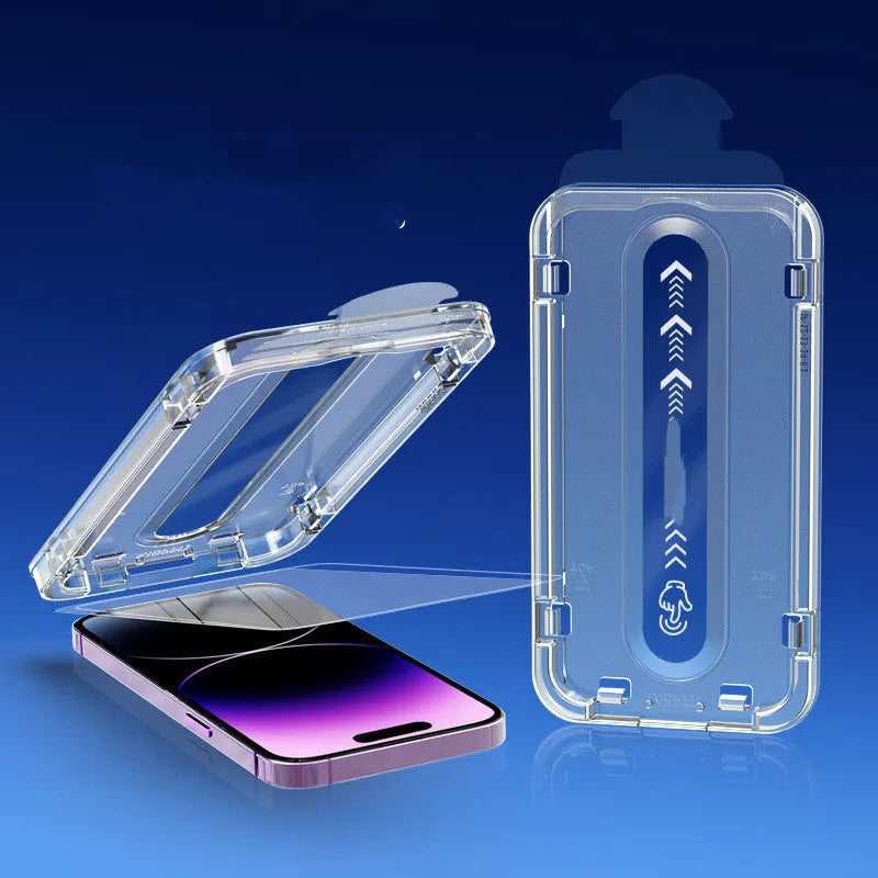 Tempered glass privacy screen film for iPhone 12 13 14 with anti-peeping and anti-fingerprint features