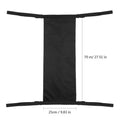 Black cylindrical wheelchair oxygen cylinder pannier bag made from 600D Oxford cloth with Nordic style design