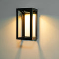 Modern Chinese outdoor wall lamp with solar panel and two-tone lighting