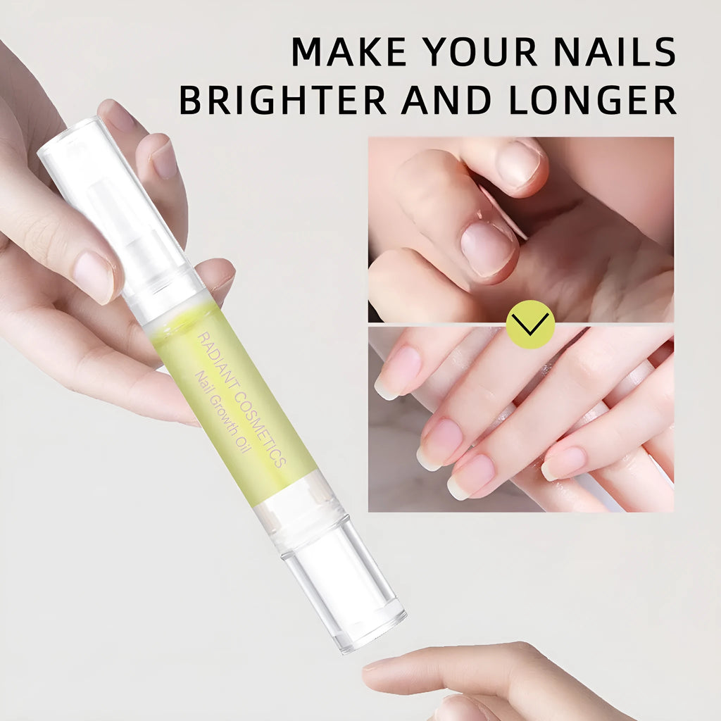 3ml nail growth oil bottle for wash-free nail and cuticle treatment