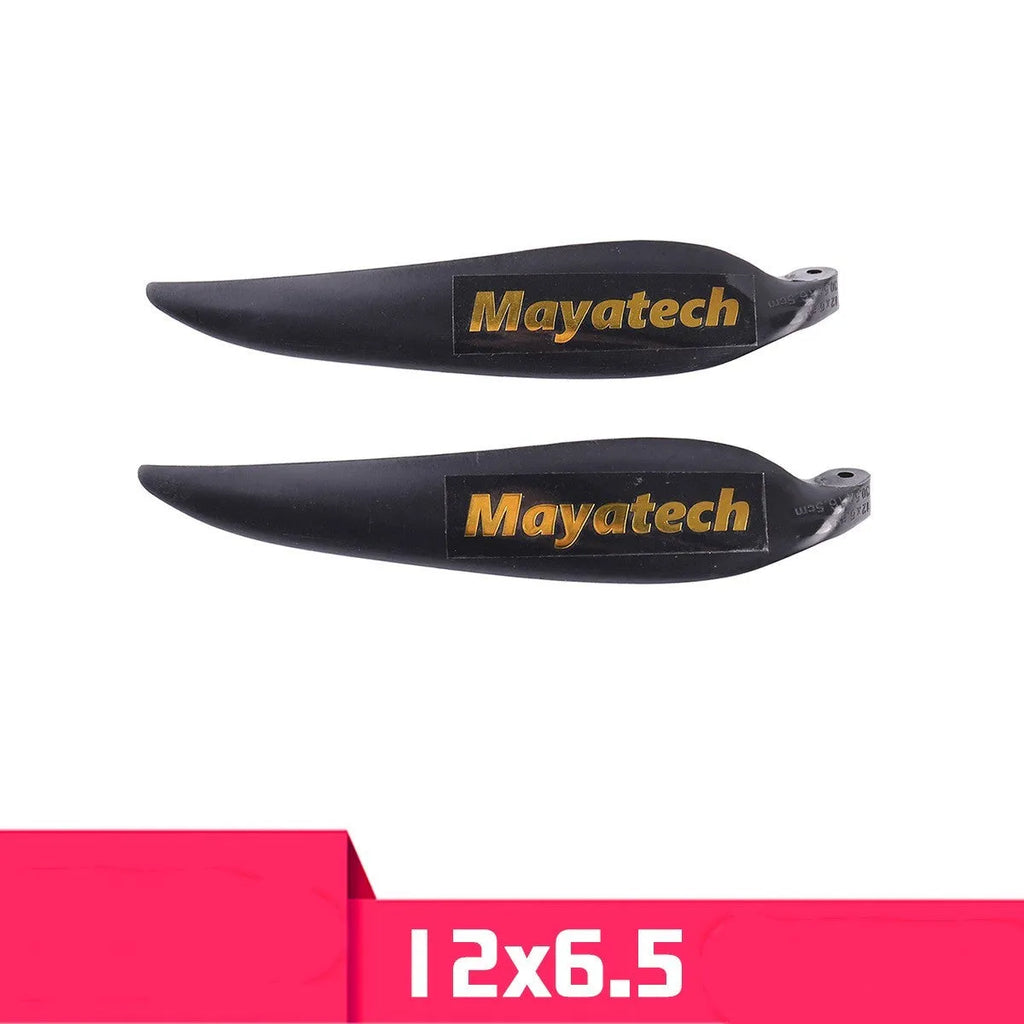 Black glider folding paddle shown in 12x6.5cm folded size with quick-disassembly mechanism