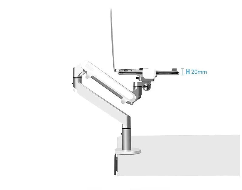 Hover Notebook Air Pressure Arm Bracket aluminium alloy computer stand in silver or black