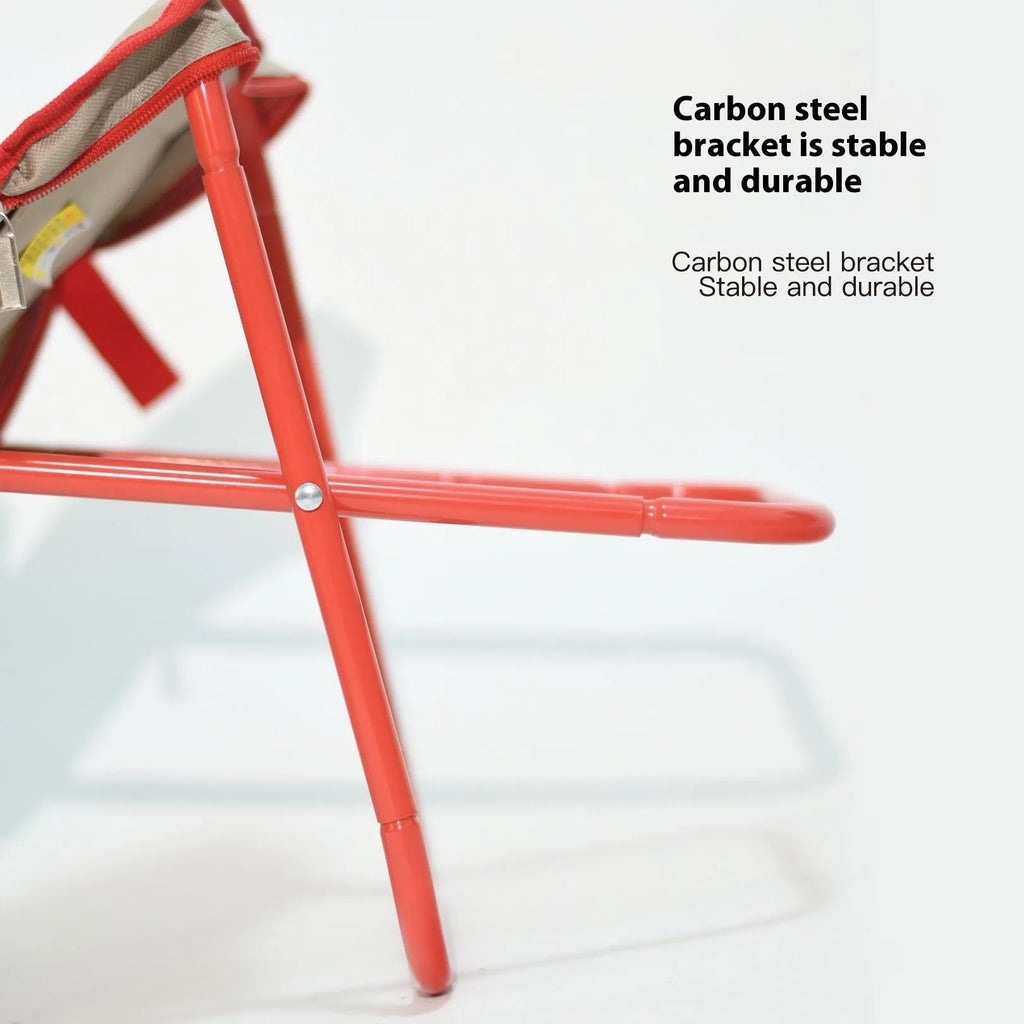 Lightweight foldable outdoor camp chair stool in a choice of six colours.