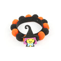Halloween pet collar with fur ball pumpkin accessory in six festive designs for cats and dogs