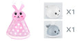 White and blue electric whale bath toy spraying water with flashing lights on base.