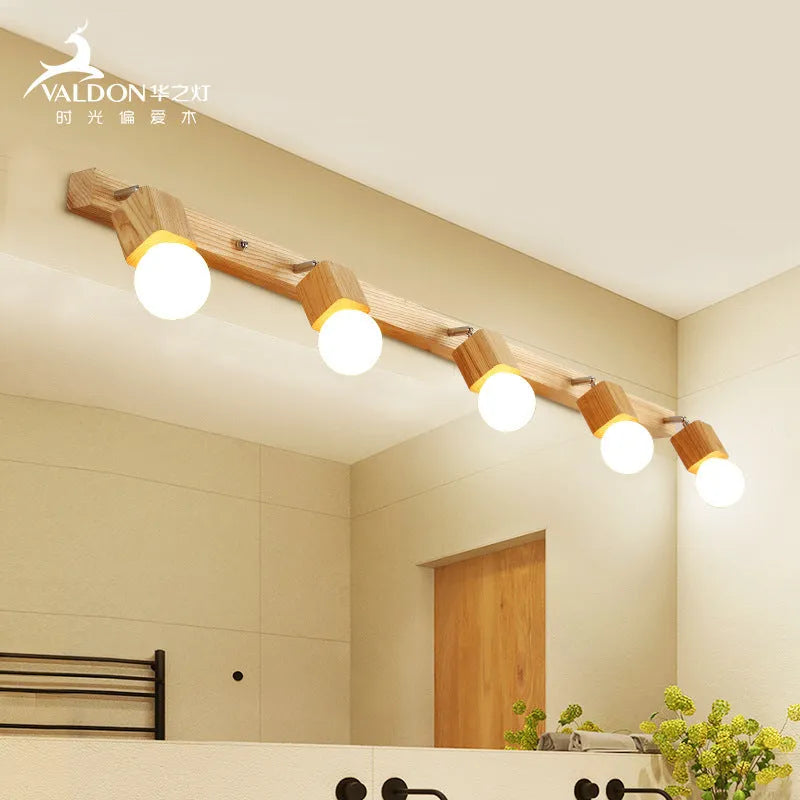 24cm wide LED wall lamp with integrated mirror cabinet, available with white, warm, or tricolour lighting