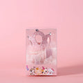 Pet cat wearing princess crown headdress with crown veil in beige colour option