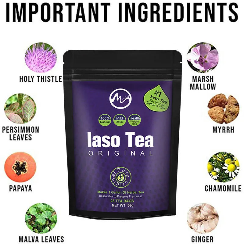 Single bag of sugar-free slimming tea for cold soaking preparation.