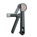 Adjustable spring grip strength trainer in ABS plastic with multiple colour options