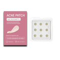 Box of 9 hydrocolloid acne patches for desalting acne and closed comedone treatment