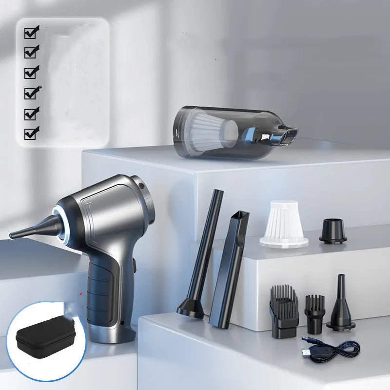 Handheld vertical vacuum cleaner with brushless motor for car and home use in EVA storage bag