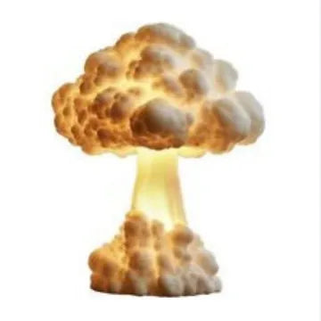 Atomic bomb mushroom cloud shaped table lamp with USB power connection modern art decorative lighting