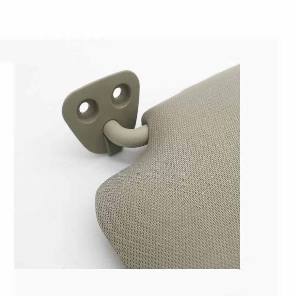 Beige sun visor with cosmetic mirror for 2005-2012 Nissan Lida vehicles