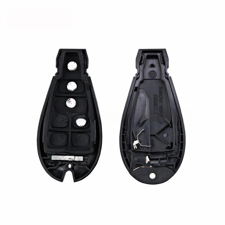 Dodge car smart card key replacement shell case in ABS brass and nylon material