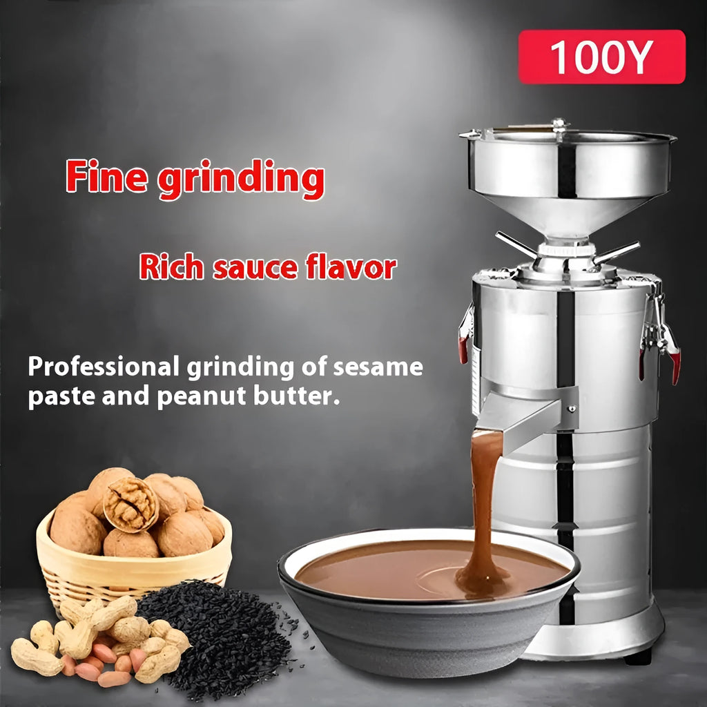 ZX-100Y electric sesame paste grinding machine with stainless steel housing