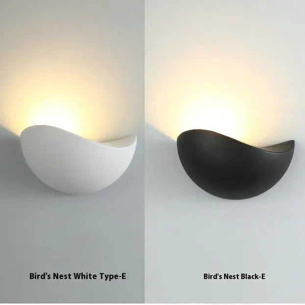 Black and white Bird's Nest style IP65 waterproof aluminium alloy LED courtyard lamp