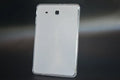 Clear transparent white ultra-thin silicone protective case for a tablet on a flat surface.