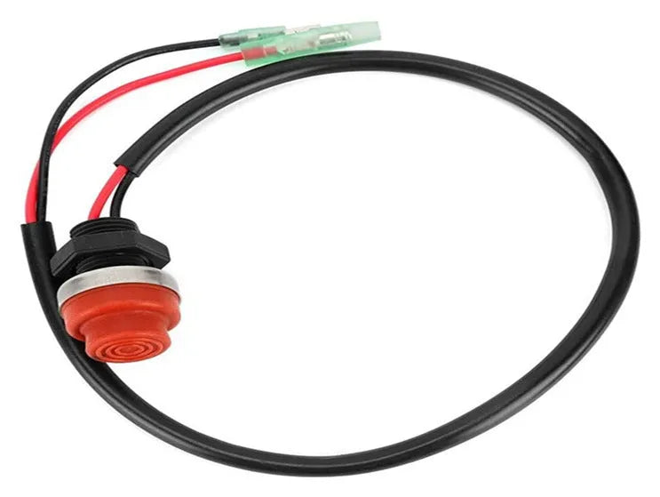 YAMAHA outboard motor kill switch with rope cord for marine engine safety shutdown