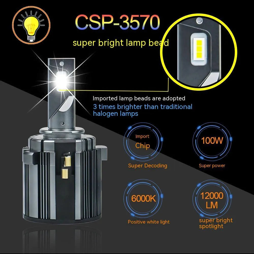 Golf 7 Xia Lang specific LED low beam headlight bulb with aluminium housing