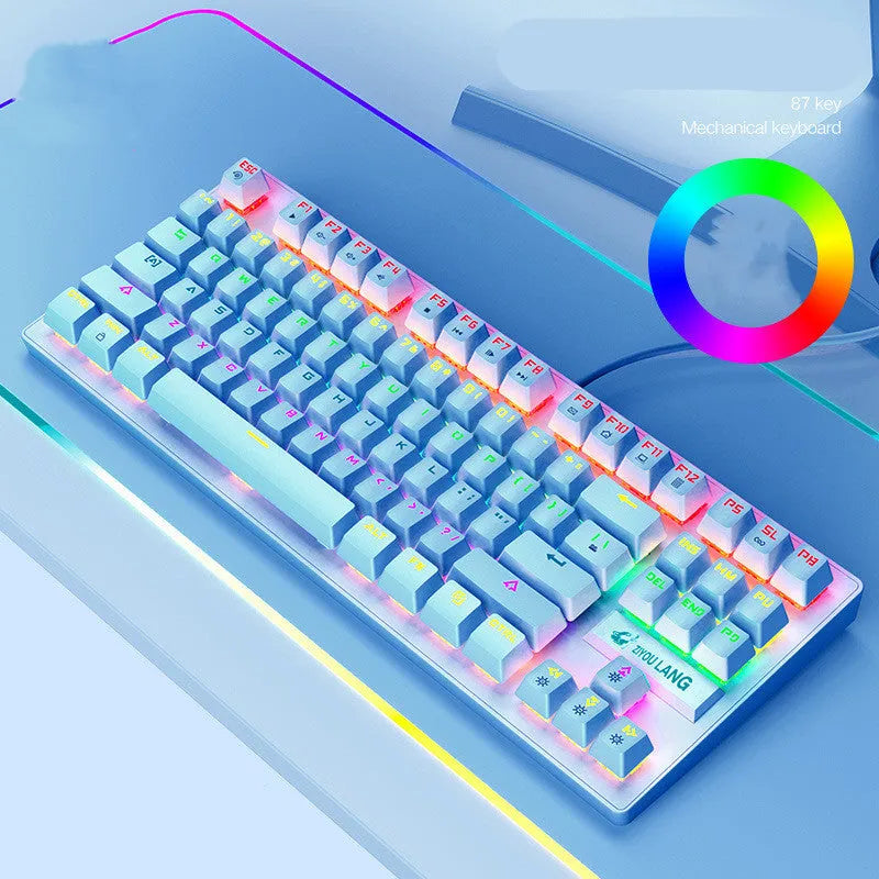 Mechanical gaming keyboard in multiple colour options with British layout variants