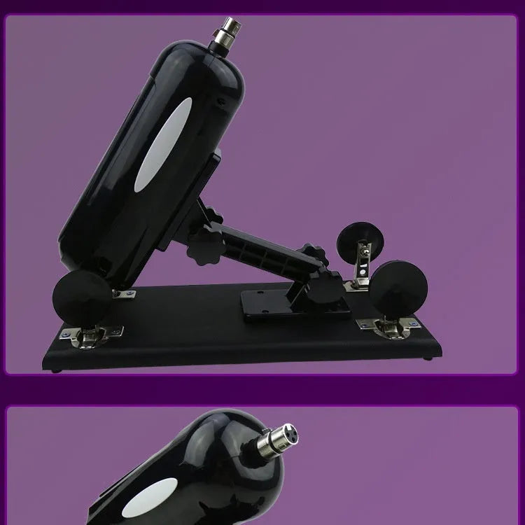 Bobb women's automatic telescopic thrusting sex toy in purple, black or pink colours