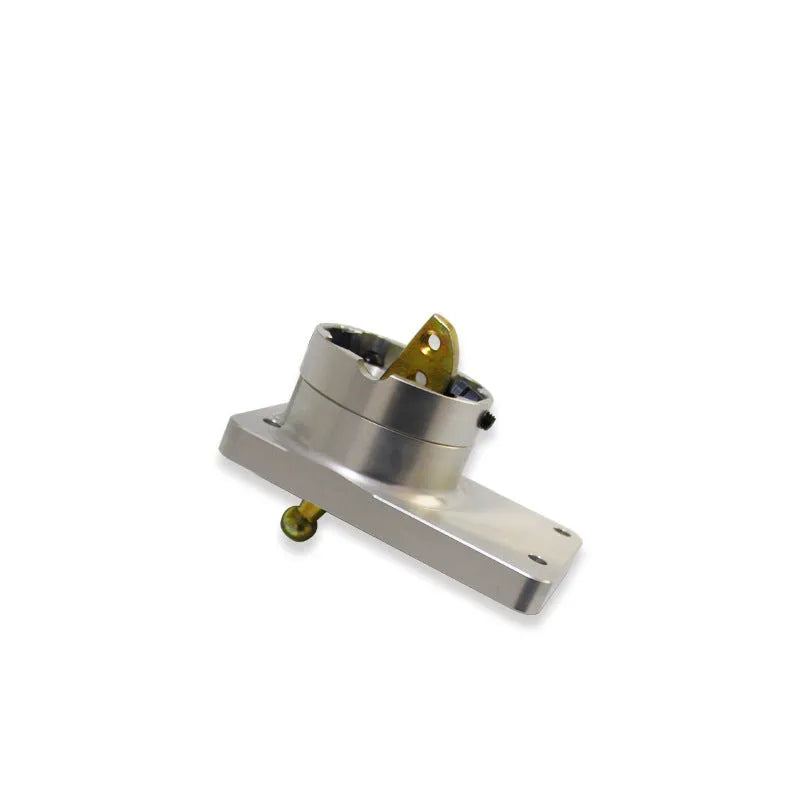 Silver aluminium alloy gear shift short lever for Horton trucks showing metallic finish and rod structure