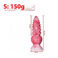 Pink platinum silicone shaped penis masturbation device for women, showing Berserker S and M size options.