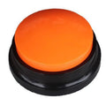 Voice recording button for pet training in blue, green, orange, purple, or red with 30-second playback function