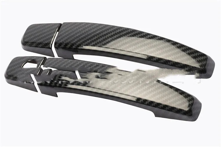 Carbon fibre pattern door handle cover for Opel Vauxhall Astra H and J models