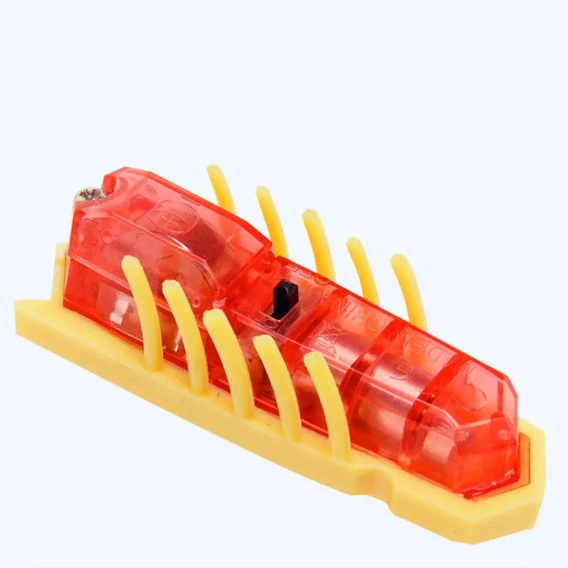 Electric bug cat toy with ladybug design showing angular legs and compact 4.5cm size