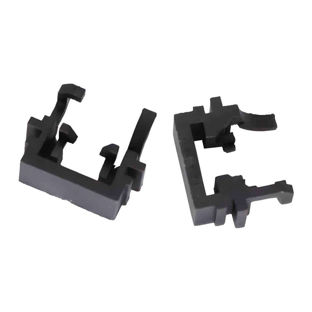 Black plastic LED headlight holder adapter for Ford Focus Mondeo Fiesta H1 halogen conversion