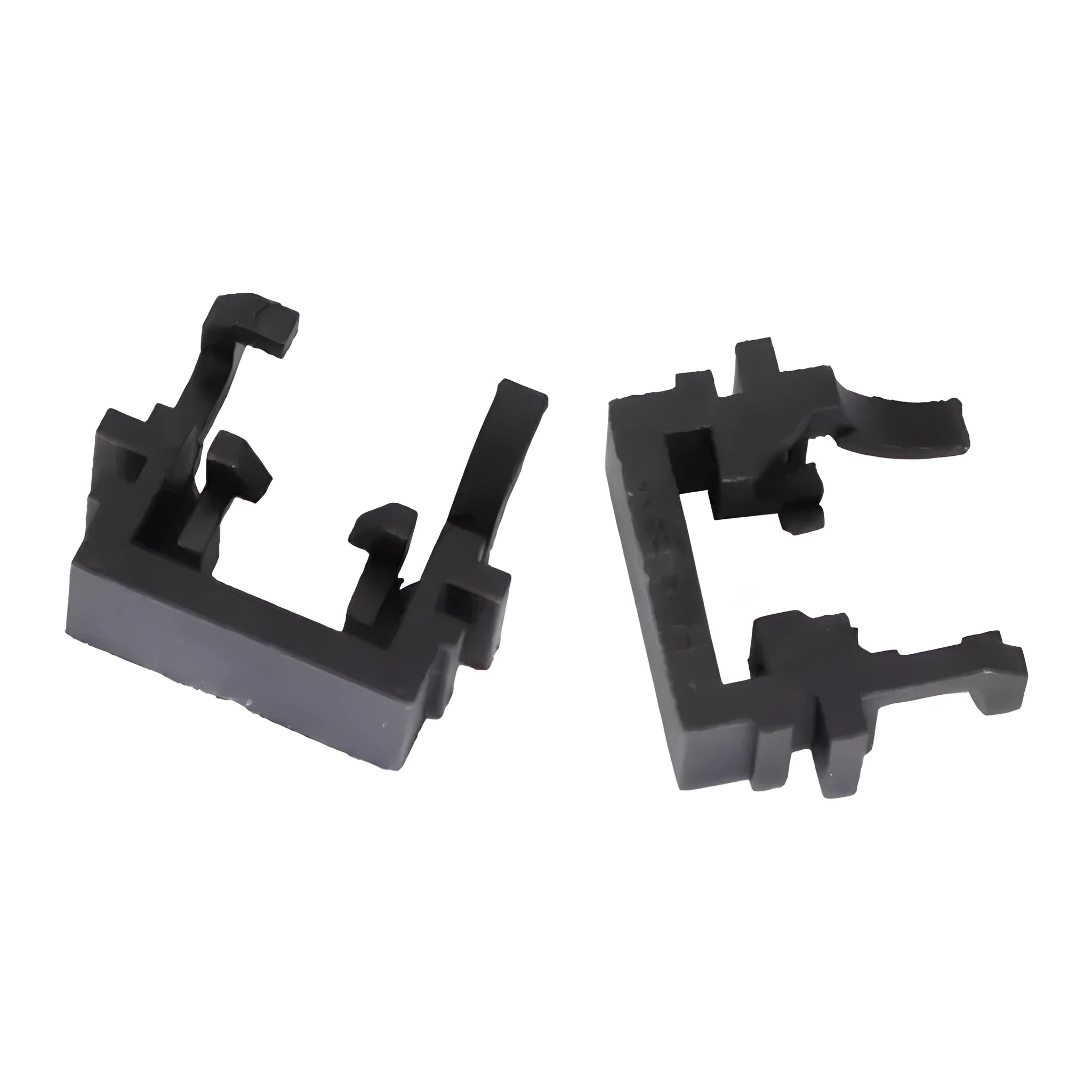Black plastic LED headlight holder adapter for Ford Focus Mondeo Fiesta H1 halogen conversion