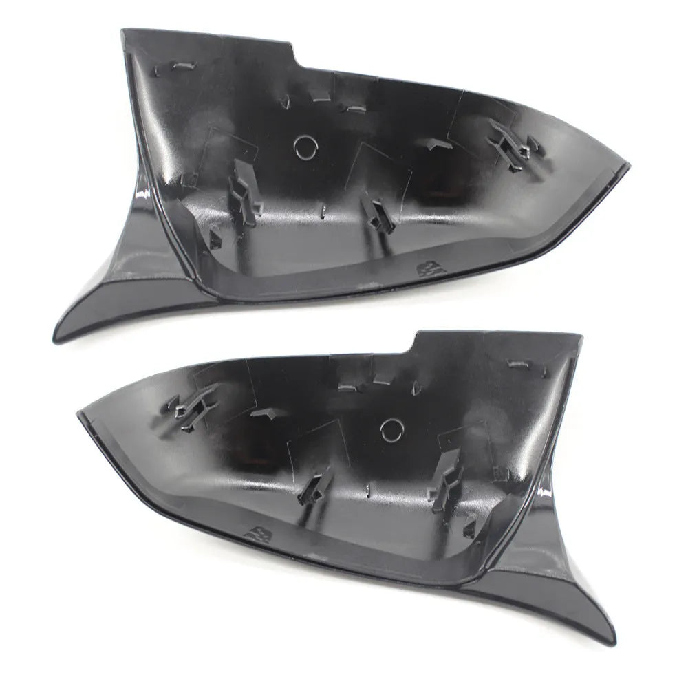 BMW 3 Series 4 Series modified horn rear-view mirror shell in paint bright black finish