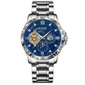 Men's automatic mechanical watch with luminous display and waterproof design in multiple colour options
