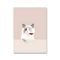 Modern simplicity decorative canvas painting 40x60cm with white border for bedroom wall