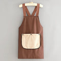 Polyester kitchen apron with replacement hand towel in waterproof or breathable variants
