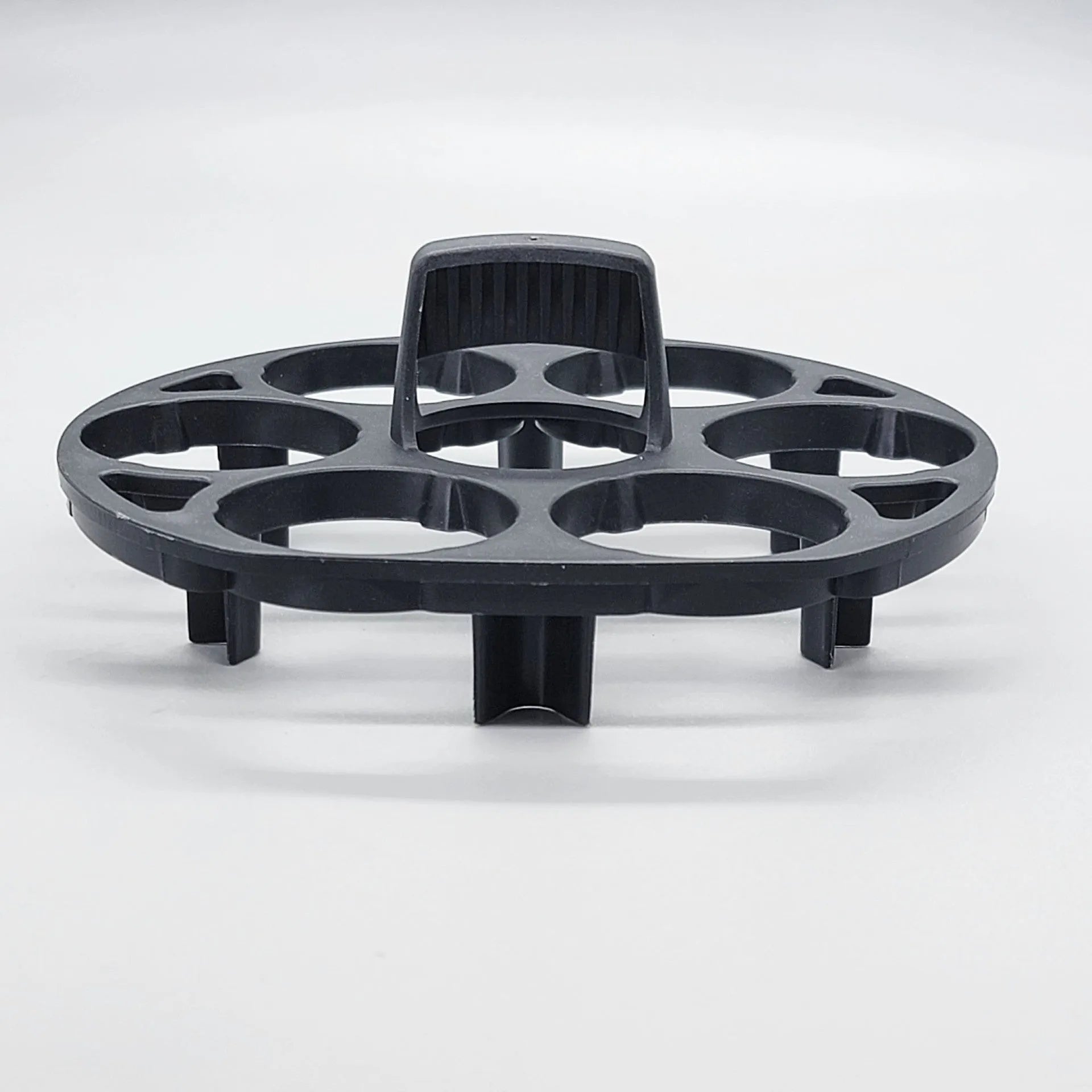 Black plastic egg holder keeper cooking basket with retainer for cooking machines