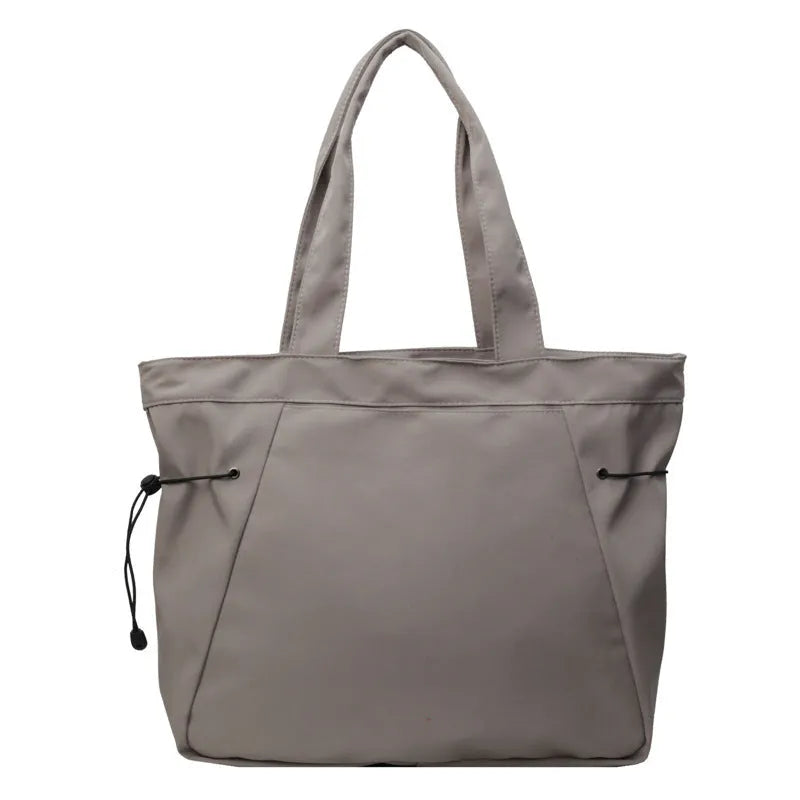 Soft foldable Oxford cloth commuter shoulder tote bag in street trend colours