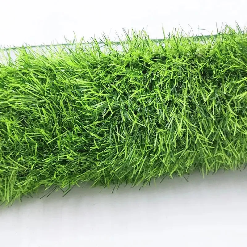 Artificial grass dog toilet training mat on floor with measurement showing 46x36cm size