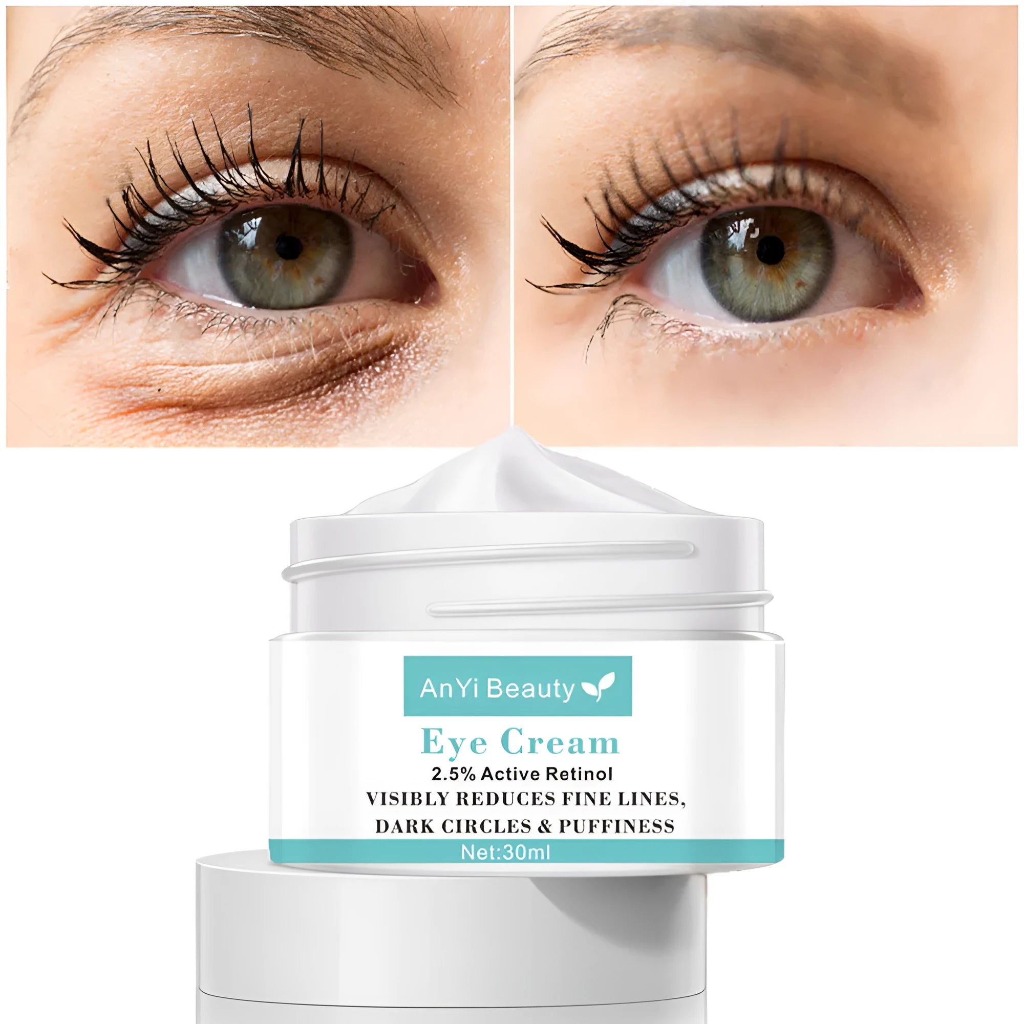 A single 30ml tube of Beauty brand eye cream for women.