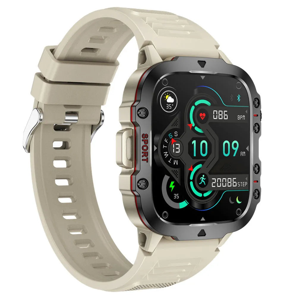 QX11 Smart Bluetooth Watch with TFT touch screen showing health metrics display