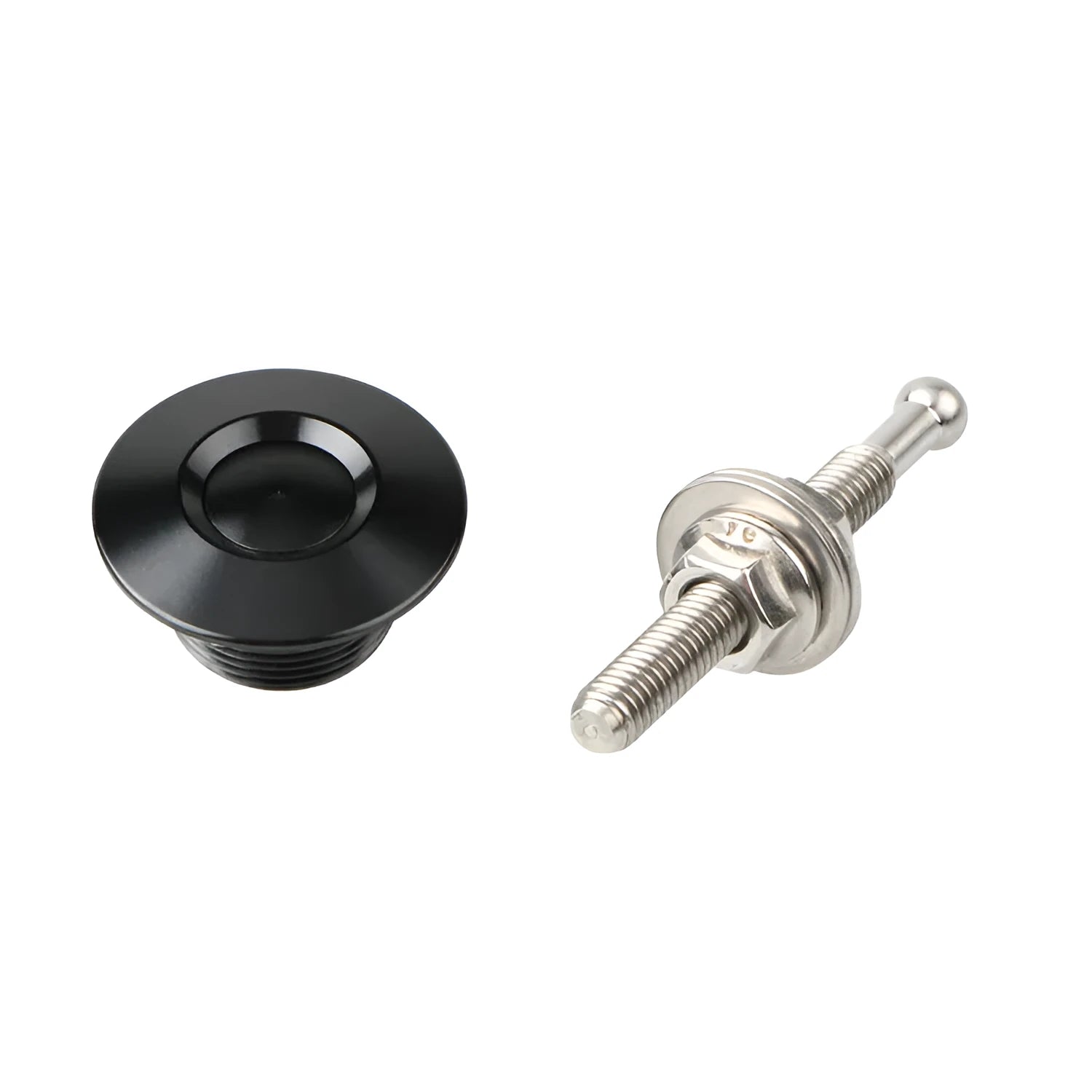 30mm diameter aluminium alloy car engine cover lock in silver, black, gold, blue, and red colour options.