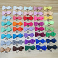 Pastel coloured hair clips and bows for infants and toddlers with no-slip design