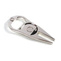 Black green silver zinc alloy golf ball yoke bottle opener tool with ball marking and opening functions