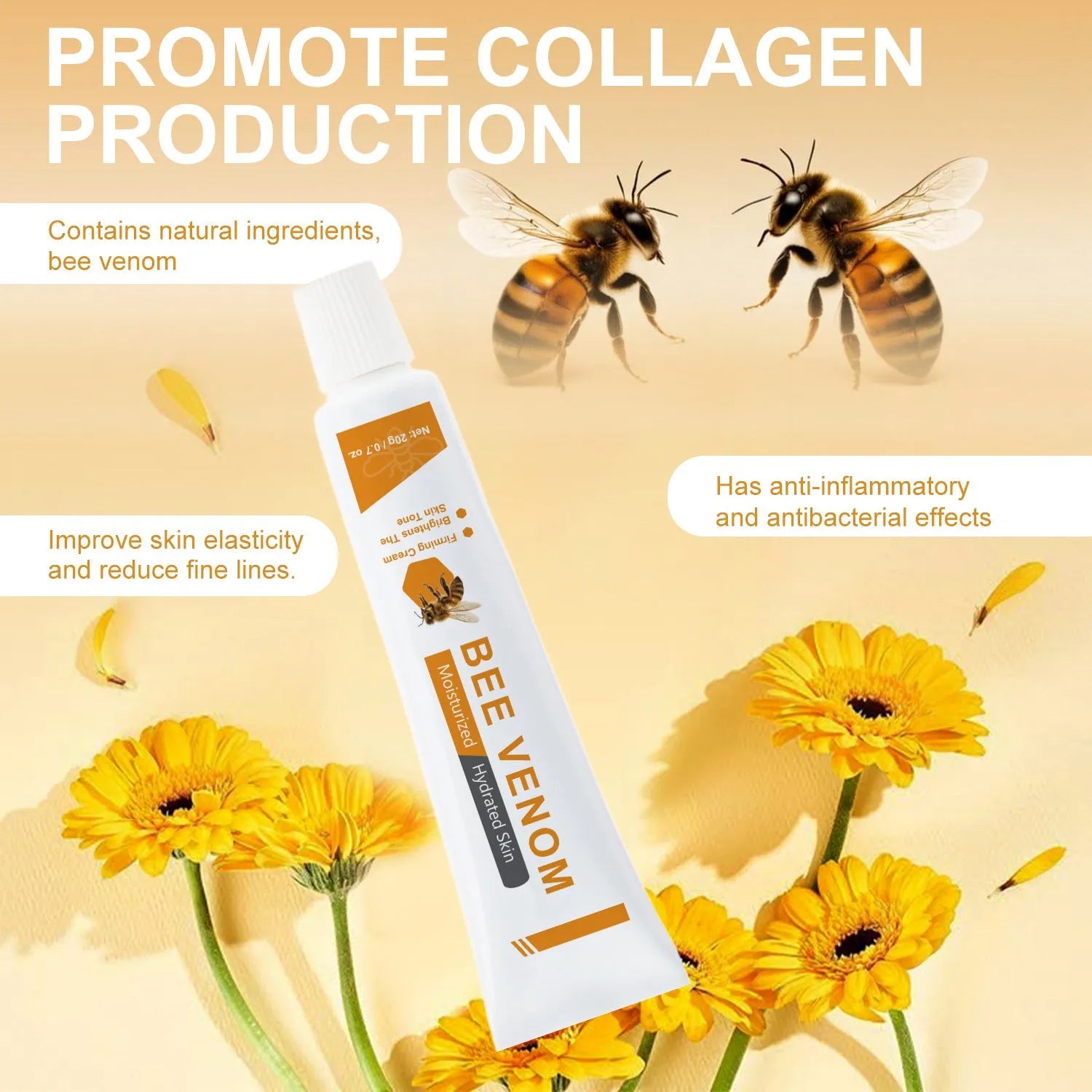 Bee Facial Neck Cream 20g skincare product for face and neck moisturisation