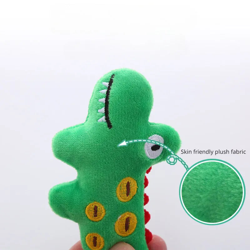 Parrot-shaped plush cat toy with catnip for interactive play with cats